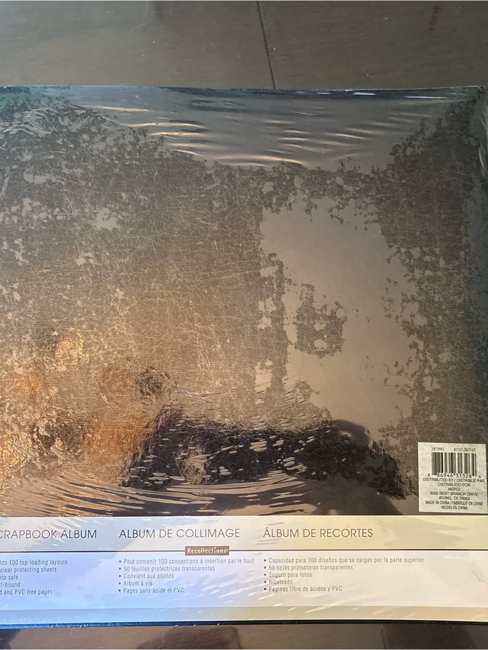 NEW Recollections Black Scrapbook Album Scrapbooking Crafting Memories